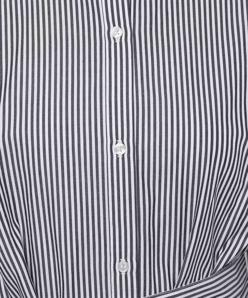 LEPSIM（レプシィム）の「【FOR I SERIES】フトベルトストライプワンピース　182227（シャツワンピース・レディース・ブルー/グリーン/グレー・FREE）」の10枚目の写真