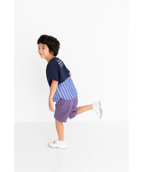 maarook（マルーク）の「速乾ツイルストレッチ・デニムショートパンツ（デニムパンツ・キッズ・ブルー/ネイビー/ブラック/パープル・100cm/120cm/130cm/90cm/110cm）」の6枚目の写真