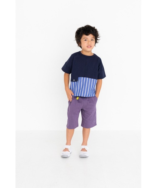 maarook（マルーク）の「速乾ツイルストレッチ・デニムショートパンツ（デニムパンツ・キッズ・ブルー/ネイビー/ブラック/パープル・100cm/120cm/130cm/90cm/110cm）」の7枚目の写真