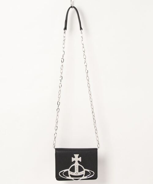Vivienne Westwood(ヴィヴィアンウエストウッド)の「43030089-31839-PFDERBY SPECIAL CROSSBODY(ボディバッグ/ウエストポーチ・レディース・ブラック・FREE)」の1枚目の写真