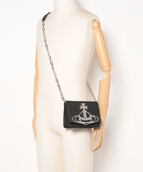 Vivienne Westwood(ヴィヴィアンウエストウッド)の「43030089-31839-PFDERBY SPECIAL CROSSBODY(ボディバッグ/ウエストポーチ・レディース・ブラック・FREE)」の5枚目の写真