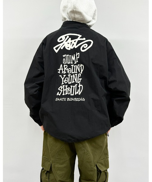 WHO'S WHO gallery（フーズフーギャラリー）の「COOPER FACTスタンドカラーブルゾン（ブルゾン・メンズ・ブラック/カーキ/アイボリー・FREE）」の4枚目の写真