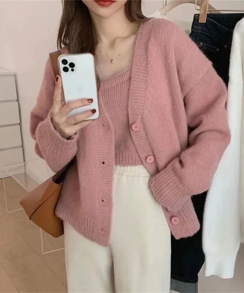 sevens（セブンズ）の「【sevens】キャミ/カーディガンセット