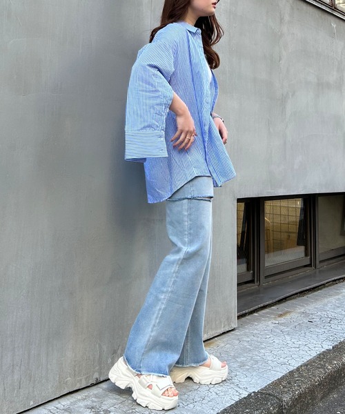 袖スリット2WAY／シャツ