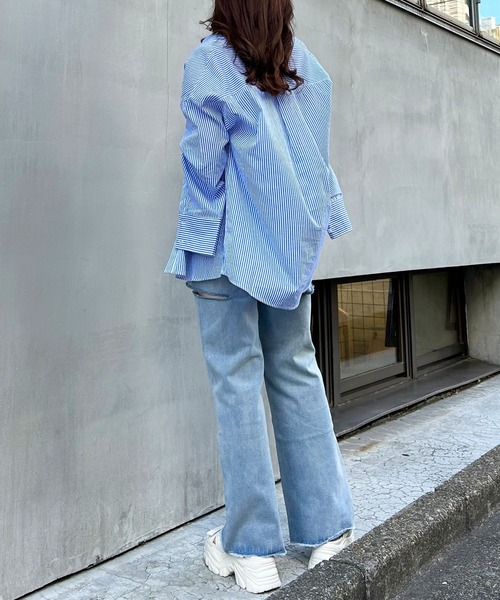 袖スリット2WAY／シャツ