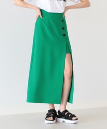 Ray BEAMS | Ray BEAMS / アシンメトリー スリット ナロー スカート(スカート)