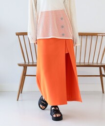 Ray BEAMS | Ray BEAMS / アシンメトリー スリット ナロー スカート(スカート)