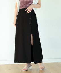 Ray BEAMS | Ray BEAMS / アシンメトリー スリット ナロー スカート(スカート)