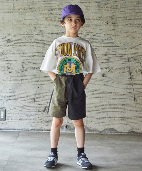 PAIRMANON STREET（ペアマノンストリート）の「【PAIRMANON STREET】 リップストップナイロンクレイジーハーフパンツ（その他パンツ・キッズ・カーキ/オレンジ/ブラック/ネイビー・140/150/90/120/100/110/130/160）」の12枚目の写真