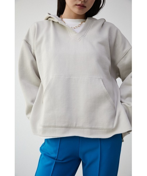 V/NECK SWEAT HOODIE/Vネックスウェットフーディ（パーカー）｜AZUL BY MOUSSY（アズールバイマウジー）