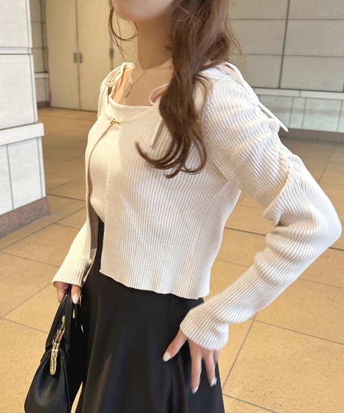 apres jour（アプレジュール）の「チャームリブアンサンブル【ZOZOTOWN ...