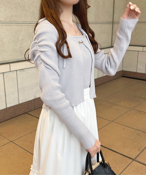 apres jour（アプレジュール）の「チャームリブアンサンブル【ZOZOTOWN限定アイテム】（アンサンブル・レディース・ピンクベージュ/ライトグレー/モカ/アイボリー・フリー/X-LARGE）」の19枚目の写真