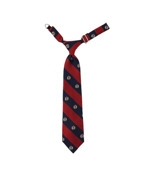 ストライプ×クレスト柄ネクタイ（ネクタイ）｜MIKI HOUSE（ミキハウス）