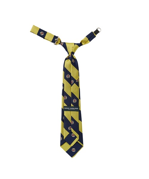 ストライプ×クレスト柄ネクタイ（ネクタイ）｜MIKI HOUSE（ミキハウス）