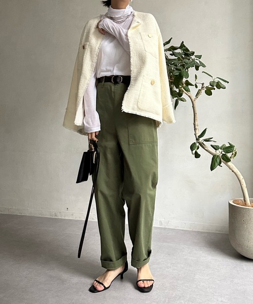 DouDou（ドゥドゥ）の「SS NEWシアータートル（Tシャツ/カットソー・レディース・オレンジ/サックスブルー/グレイッシュベージュ/オフホワイト・FREE）」の18枚目の写真