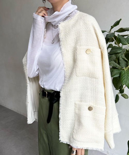 DouDou（ドゥドゥ）の「SS NEWシアータートル（Tシャツ/カットソー・レディース・オレンジ/サックスブルー/グレイッシュベージュ/オフホワイト・FREE）」の20枚目の写真