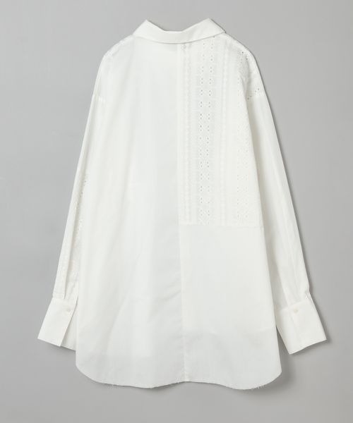 JEANASIS（ジーナシス）の「クレイジーカットワークレースシャツ/189175（シャツ/ブラウス・レディース・ホワイト/ブラック・FREE）」の9枚目の写真