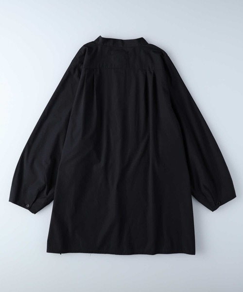 HONEYSUCKLE ROSE(ハニーサックルローズ)の「【HONEYSUCKLE ROSE】スタンドカラー長袖シャツ(シャツ/ブラウス・レディース・ブラック/ホワイト・M/L)」の10枚目の写真