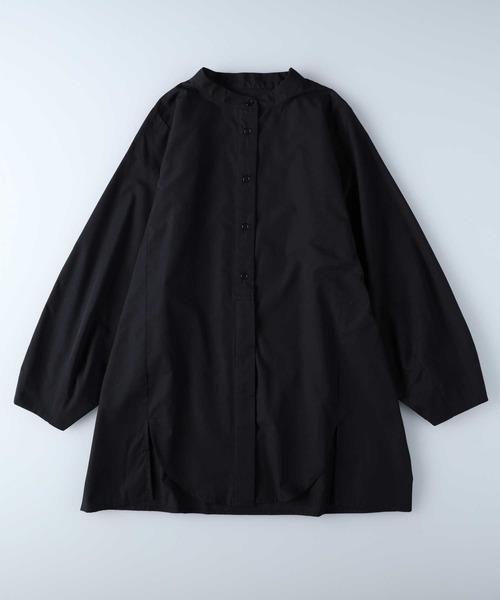 HONEYSUCKLE ROSE(ハニーサックルローズ)の「【HONEYSUCKLE ROSE】スタンドカラー長袖シャツ(シャツ/ブラウス・レディース・ブラック/ホワイト・M/L)」の12枚目の写真