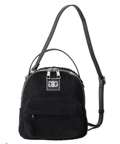 GYDA（ジェイダ）の「symmetryGYDAシリコンパッチ4WAYリュック（バックパック/リュック・レディース・ブラック/オフホワイト・FREE）」の10枚目の写真