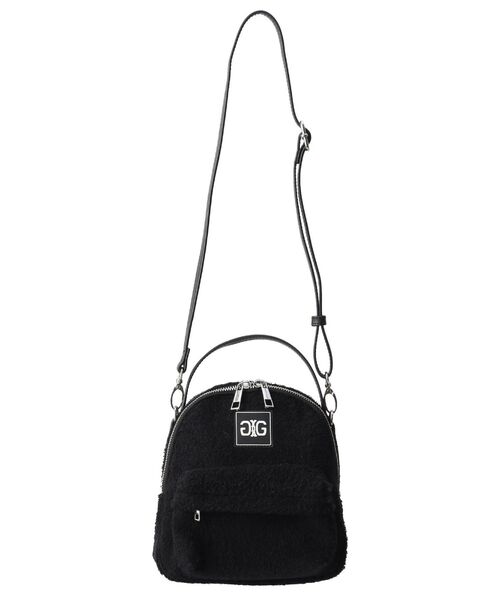 GYDA（ジェイダ）の「symmetryGYDAシリコンパッチ4WAYリュック（バックパック/リュック・レディース・ブラック/オフホワイト・FREE）」の11枚目の写真