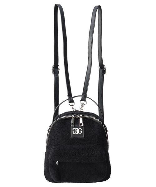 GYDA（ジェイダ）の「symmetryGYDAシリコンパッチ4WAYリュック（バックパック/リュック・レディース・ブラック/オフホワイト・FREE）」の12枚目の写真