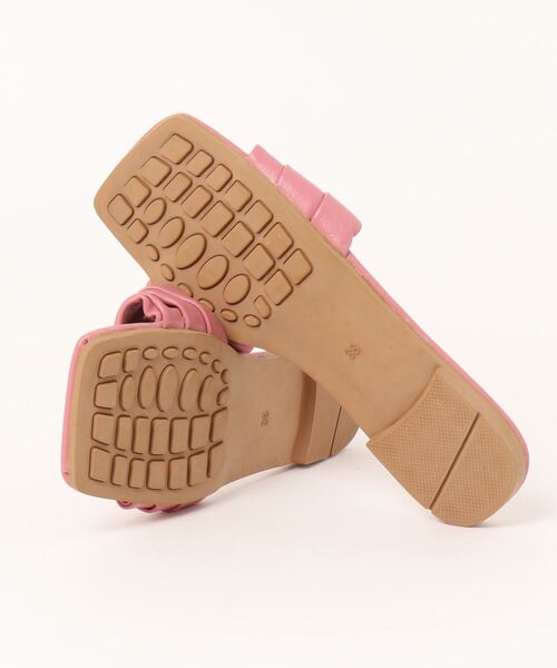 STYLEBLOCK(スタイルブロック)の「ソフトPUフラットサンダル(サンダル・レディース・パープル/レッド/ブラック/カーキ/ベージュ・38/37/36/35/39/40)」の12枚目の写真