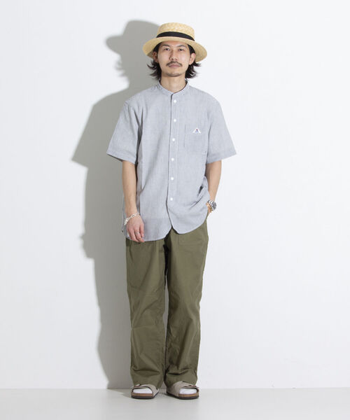 GLOSTER（グロスター）の「【GLOSTER/グロスター】STRAW BOATER HAT ストローハット 麦わら カンカン帽（ハット・メンズ・ブラック/ベージュ/アイボリー・FREE）」の7枚目の写真