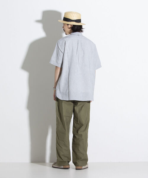 GLOSTER（グロスター）の「【GLOSTER/グロスター】STRAW BOATER HAT ストローハット 麦わら カンカン帽（ハット・メンズ・ブラック/ベージュ/アイボリー・FREE）」の18枚目の写真