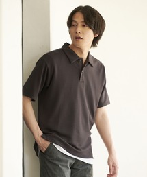 【RACOOL/ラクール】ポロシャツ 接触冷感 ソフトタッチ ストレッチ 滑らか 快適 夏服 クールビズ レーヨン