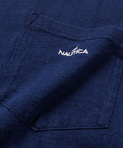 GLAZOS（グラソス）の「【NAUTICA】フロントポケット刺繍ビッグ半袖Tシャツ（Tシャツ/カットソー・キッズ・ホワイト/チャコールグレー/インディゴブルー・M/L/XL）」の10枚目の写真