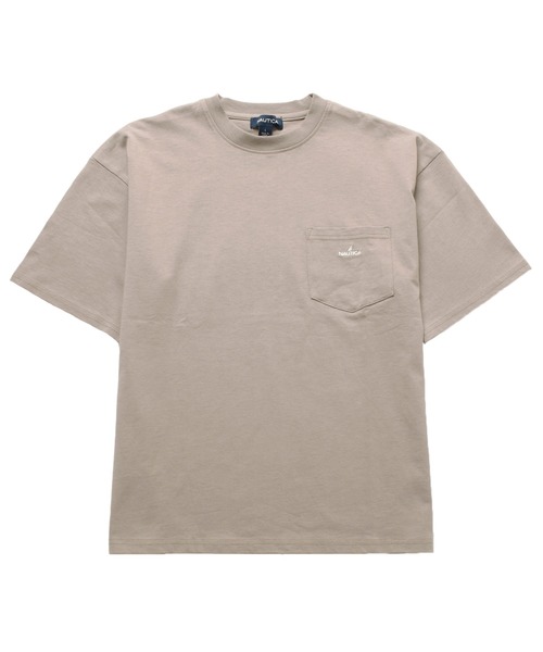 GLAZOS（グラソス）の「【NAUTICA】フロントポケット刺繍ビッグ半袖Tシャツ（Tシャツ/カットソー・キッズ・ホワイト/チャコールグレー/インディゴブルー・M/L/XL）」の7枚目の写真