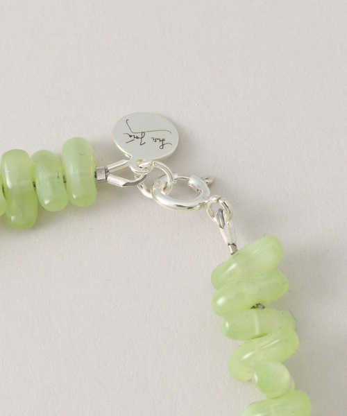 U by SPICK&SPAN（ユーバイスピックアンドスパン）の「【Sisi Joia/シシジョイア】Carail Necklace（ネックレス・レディース・ライトグリーン・FREE）」の6枚目の写真