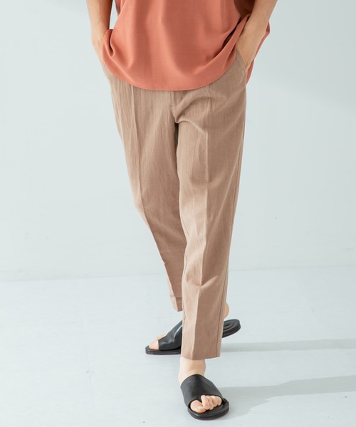 URBAN RESEARCH ROSSO MEN（アーバンリサーチロッソメン）の「『XLサイズあり』リネンイージーテーパードパンツ（その他パンツ・メンズ・ブラック/カーキ/ベージュ・MEDIUM/LARGE/SMALL/X-LARGE）」の15枚目の写真