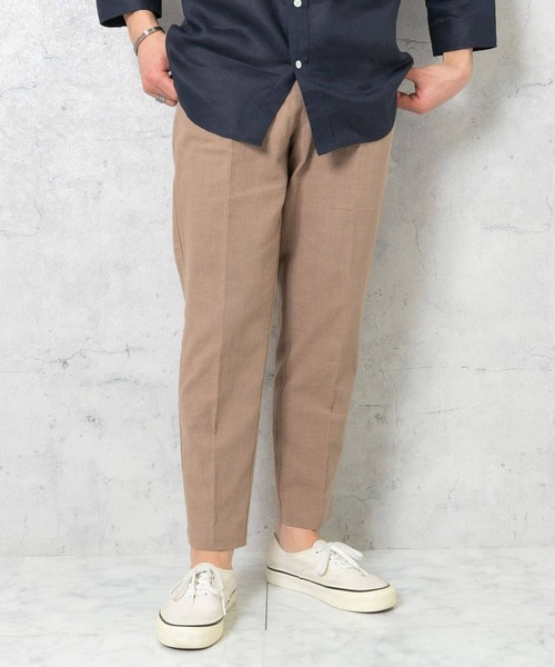 URBAN RESEARCH ROSSO MEN（アーバンリサーチロッソメン）の「『XLサイズあり』リネンイージーテーパードパンツ（その他パンツ・メンズ・ブラック/カーキ/ベージュ・MEDIUM/LARGE/SMALL/X-LARGE）」の22枚目の写真