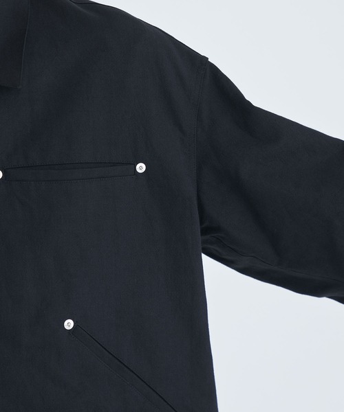 URU（ウル）の「ZIP UP BLOUSON（ブルゾン・メンズ・ベージュ/ブラック・1/2）」の8枚目の写真