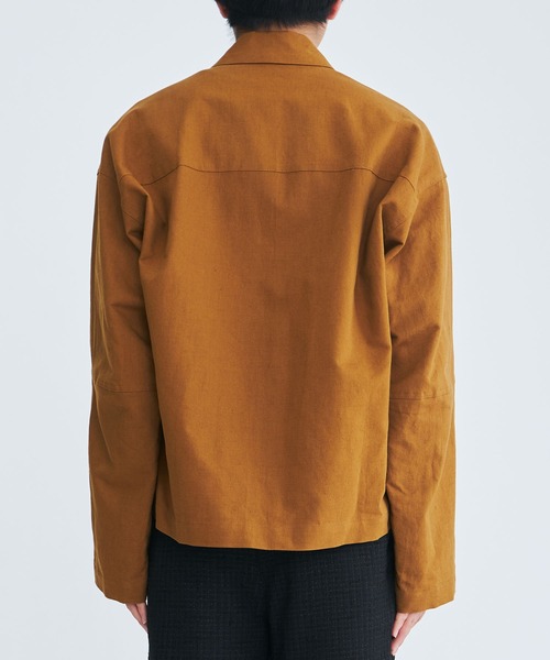 URU（ウル）の「ZIP UP BLOUSON（ブルゾン・メンズ・ベージュ/ブラック・1/2）」の16枚目の写真