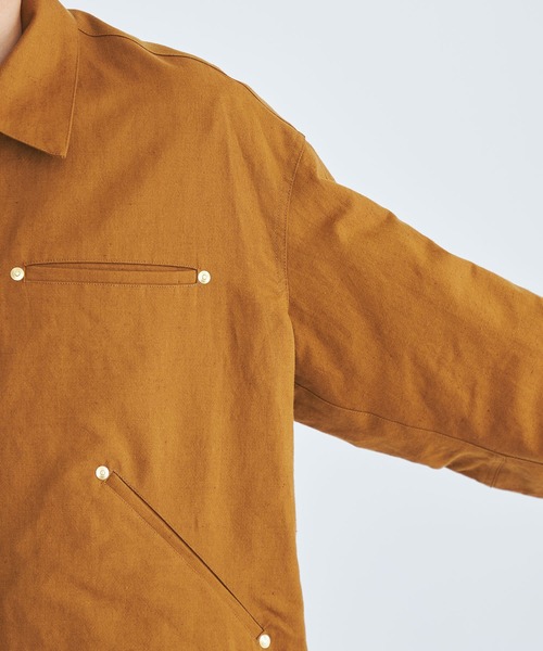 URU（ウル）の「ZIP UP BLOUSON（ブルゾン・メンズ・ベージュ/ブラック・1/2）」の18枚目の写真