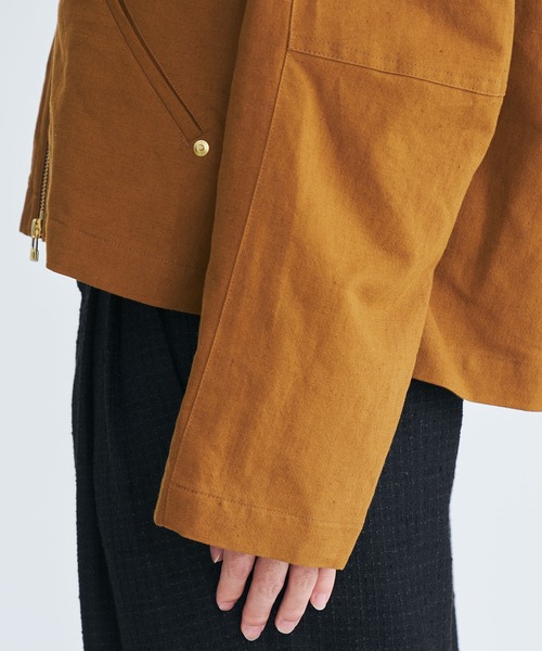 URU（ウル）の「ZIP UP BLOUSON（ブルゾン・メンズ・ベージュ/ブラック・1/2）」の20枚目の写真