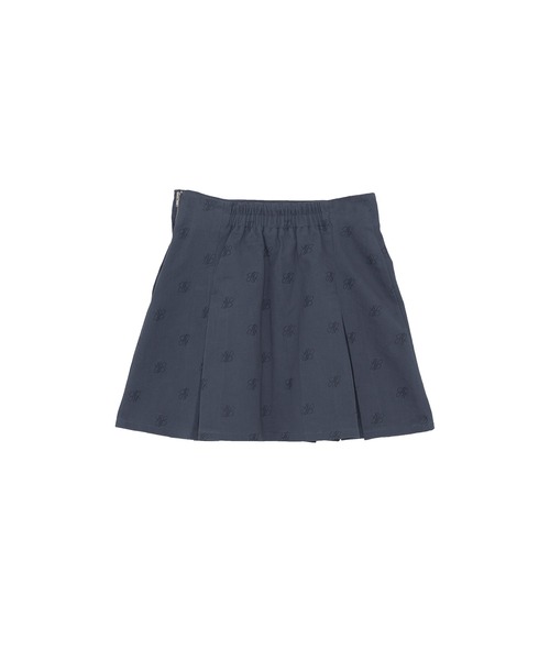 ANDGEEBEE（アンジービー）の「総柄ツイルスカパン（スカート・レディース・チャコールグレー/ブルー・MEDIUM）」の7枚目の写真