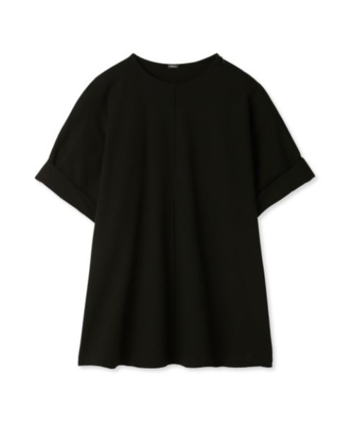 Mila Owen（ミラオーウェン）の「ロールアップスリーブドルマンカットトップス【ウォッシャブル/手洗い可能】（Tシャツ/カットソー・レディース・ホワイト/ブラック/ピンクベージュ・0/1）」の7枚目の写真