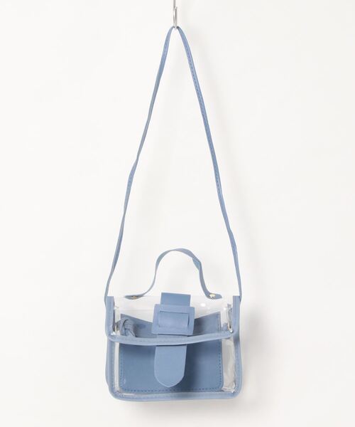 STYLEBLOCK(スタイルブロック)の「クリアミニショルダーバッグ(ショルダーバッグ・レディース・イエロー/ブルー/グリーン/ピンク/レッド/ブラック・FREE)」の4枚目の写真
