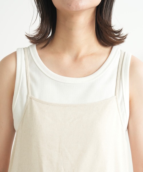 CIAOPANIC TYPY（チャオパニックティピー）の「メッシュTEE付キャミワンピース（ワンピース・レディース・ブラック/ブラウン/ホワイト・ONE SIZE）」の17枚目の写真