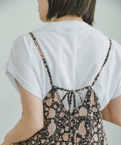 ITEMS URBANRESEARCH（アイテムズ アーバンリサーチ）の「『UR TECH』フレンチTシャツ（Tシャツ/カットソー・レディース・ブラウン/ブラック/ホワイト・FREE）」の20枚目の写真