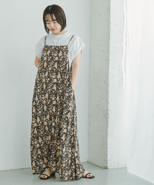 ITEMS URBANRESEARCH（アイテムズ アーバンリサーチ）の「『UR TECH』フレンチTシャツ（Tシャツ/カットソー・レディース・ブラウン/ブラック/ホワイト・FREE）」の21枚目の写真