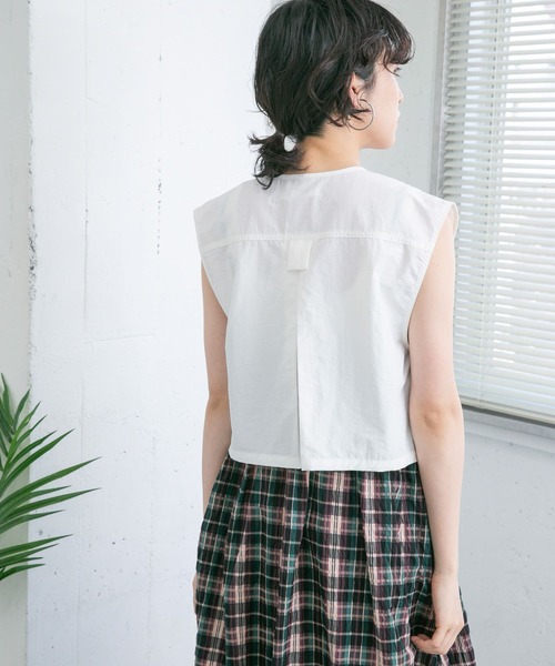 KBF（ケイビーエフ）の「ミリタリーショートベスト（ベスト・レディース・チャコールグレー/オフホワイト/ライトカーキ・ONE）」の22枚目の写真