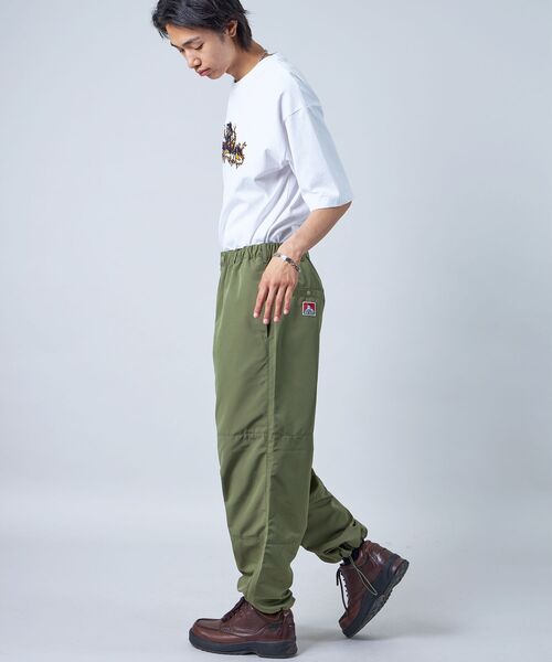 BEN DAVIS（ベンデイビス）の「【 BEN DAVIS （ ベンデイビス ）】BEN'S TRAINING PANTS / ベンズ テック トレーニング ストレート ワイド パンツ（その他パンツ・メンズ・ブラック/カーキ/ホワイト/チャコール・MEDIUM/LARGE）」の7枚目の写真