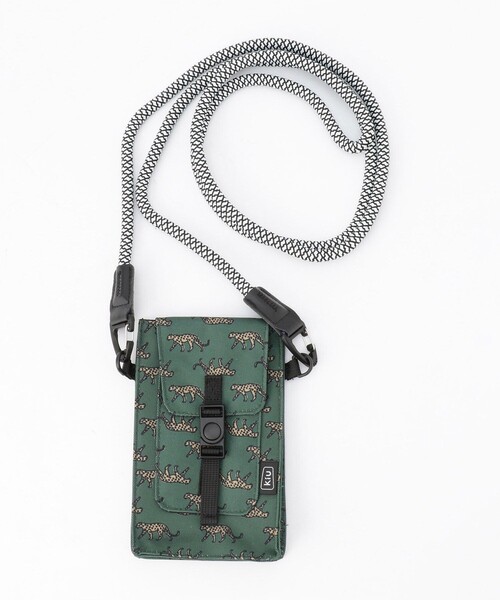 KiU（キウ）の「Kiu/キウ 600D WR PHONE POUCH/600D ウォーターリペレントフォンポーチ（スマホグッズ・レディース・ブラック/ベージュ/オリーブ/レオパード/その他9・ONE SIZE）」の12枚目の写真