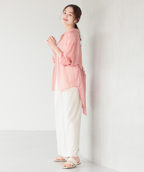 mysty woman（ミスティウーマン）の「ストリングハイウエストサロペット　909997（サロペット/オーバーオール・レディース・ブラウン/グレー/アイボリー・FREE）」の10枚目の写真