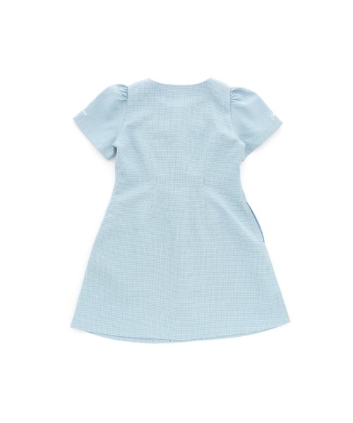 JENNI love（ジェニィラブ）の「パールボタンツイードワンピ（ワンピース・キッズ・ピンク/グリーン/サックスブルー・130cm/140cm/150cm/160cm）」の5枚目の写真